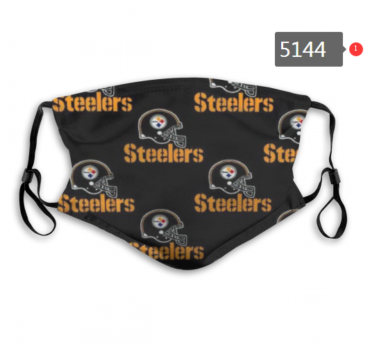 2020 NFL Pittsburgh Steelers #6 Dust mask with filter->nfl dust mask->Sports Accessory